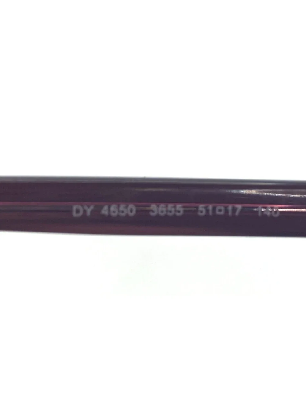 DKNY DY4550 3655 Eyeglasses Burgundy Rectangular Frames 51-17